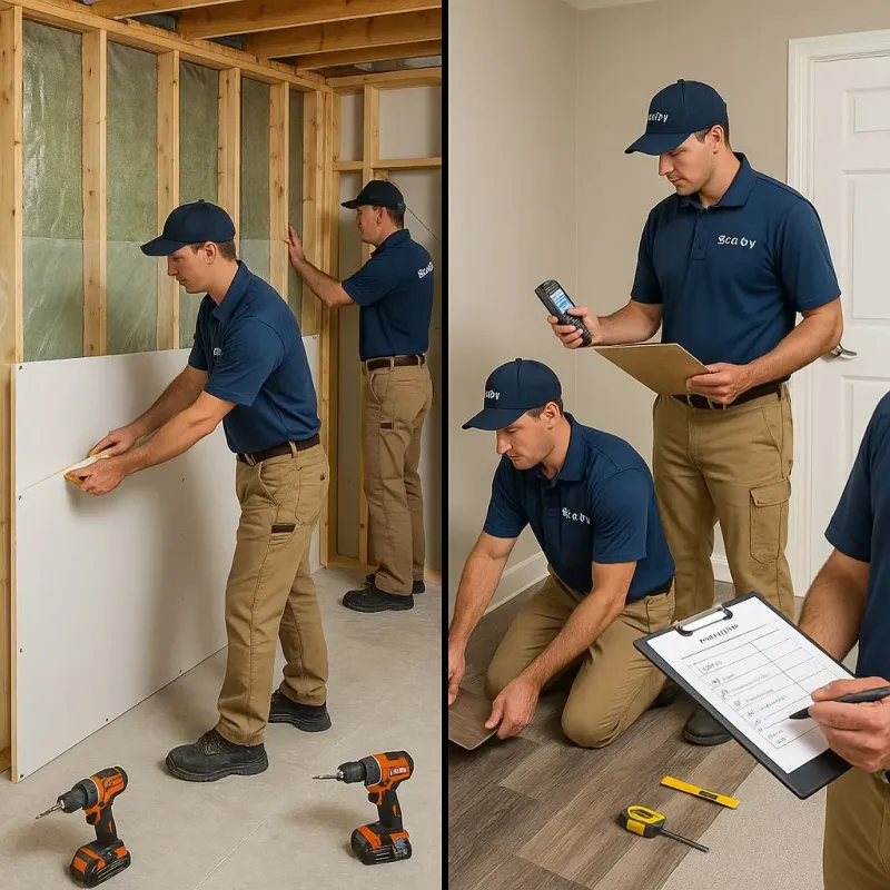 Repairs and Reconstruction process in Monticello, WI
